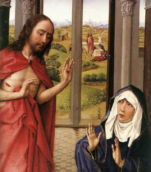 WEYDEN, Rogier van der Miraflores Altarpiece Spain oil painting art